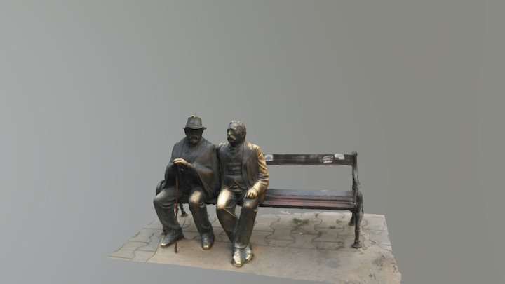 Slaveykov Square 3D Model