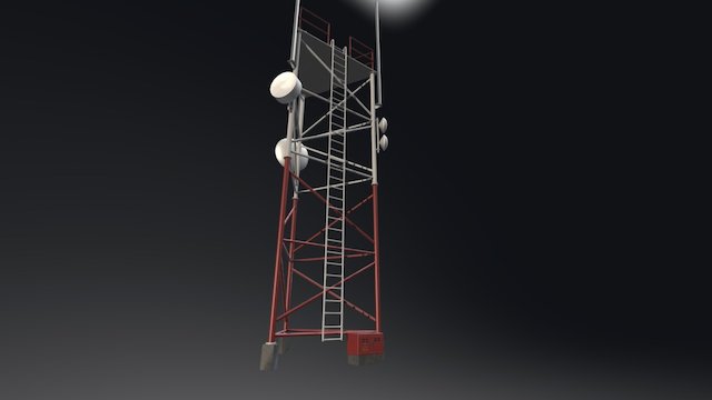 Radio Tower 3D Model