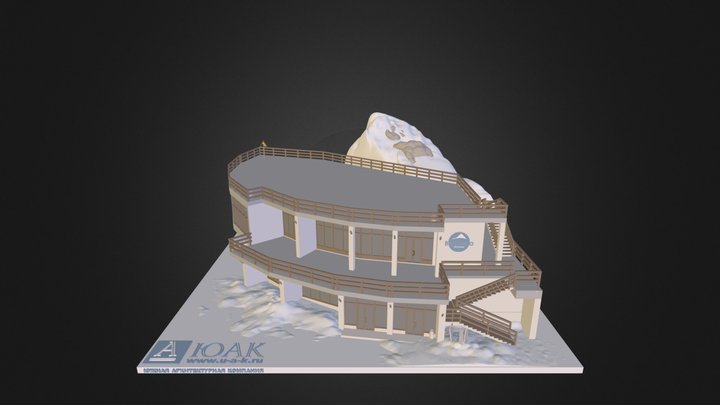Vershina Restaurant 3D Model