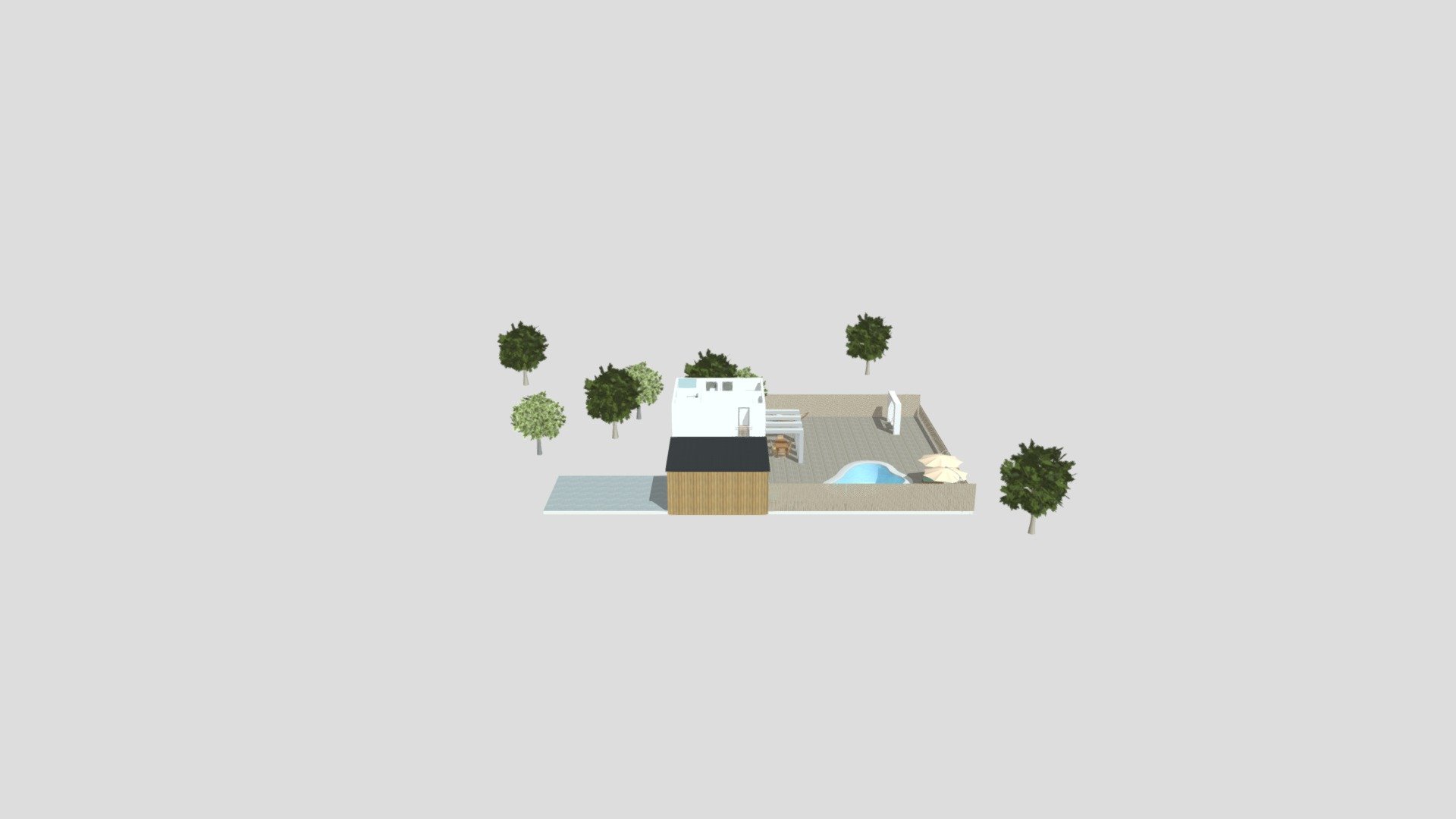 family house village