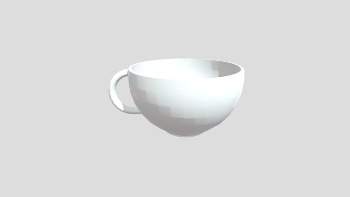 white Cup 3D Model