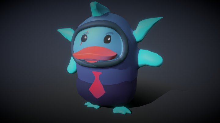 Duckoo - Fan Art 3D Model