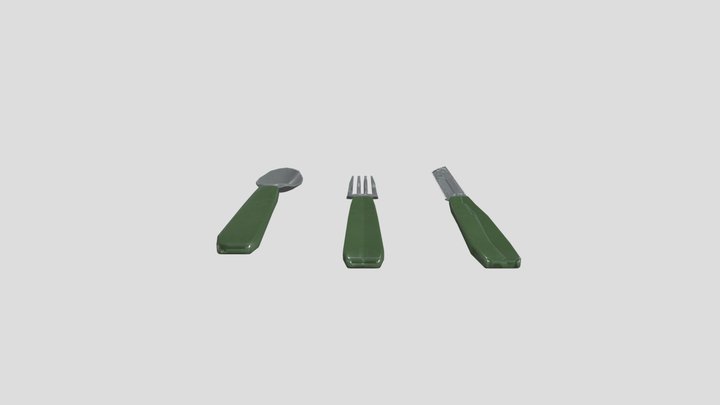 basic tableware 3D Model