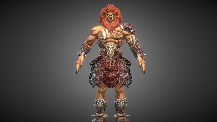 Lion 3D Model