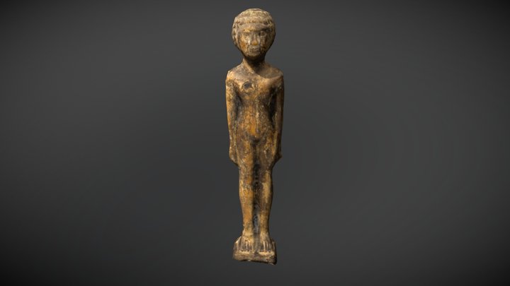 Figure Of A Girl 3D Model
