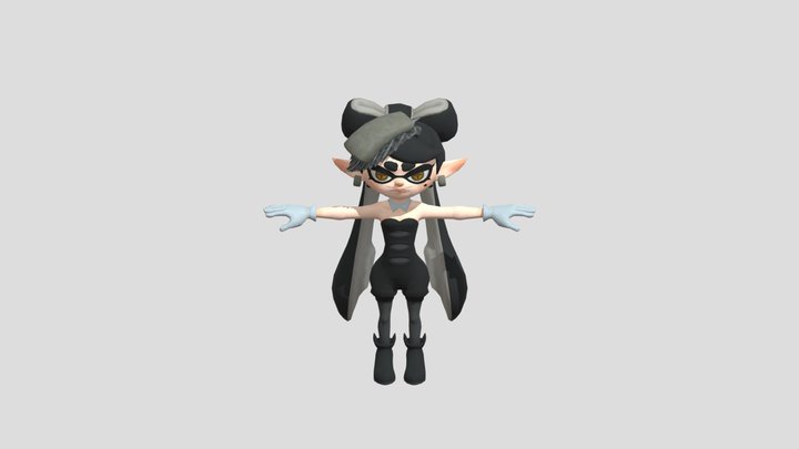 Wii U - Splatoon - Callie@Idle 3D Model