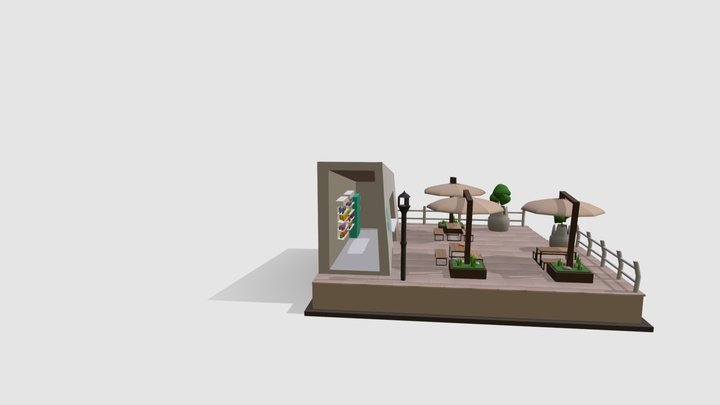 CAFETERIA SALLE 3D Model