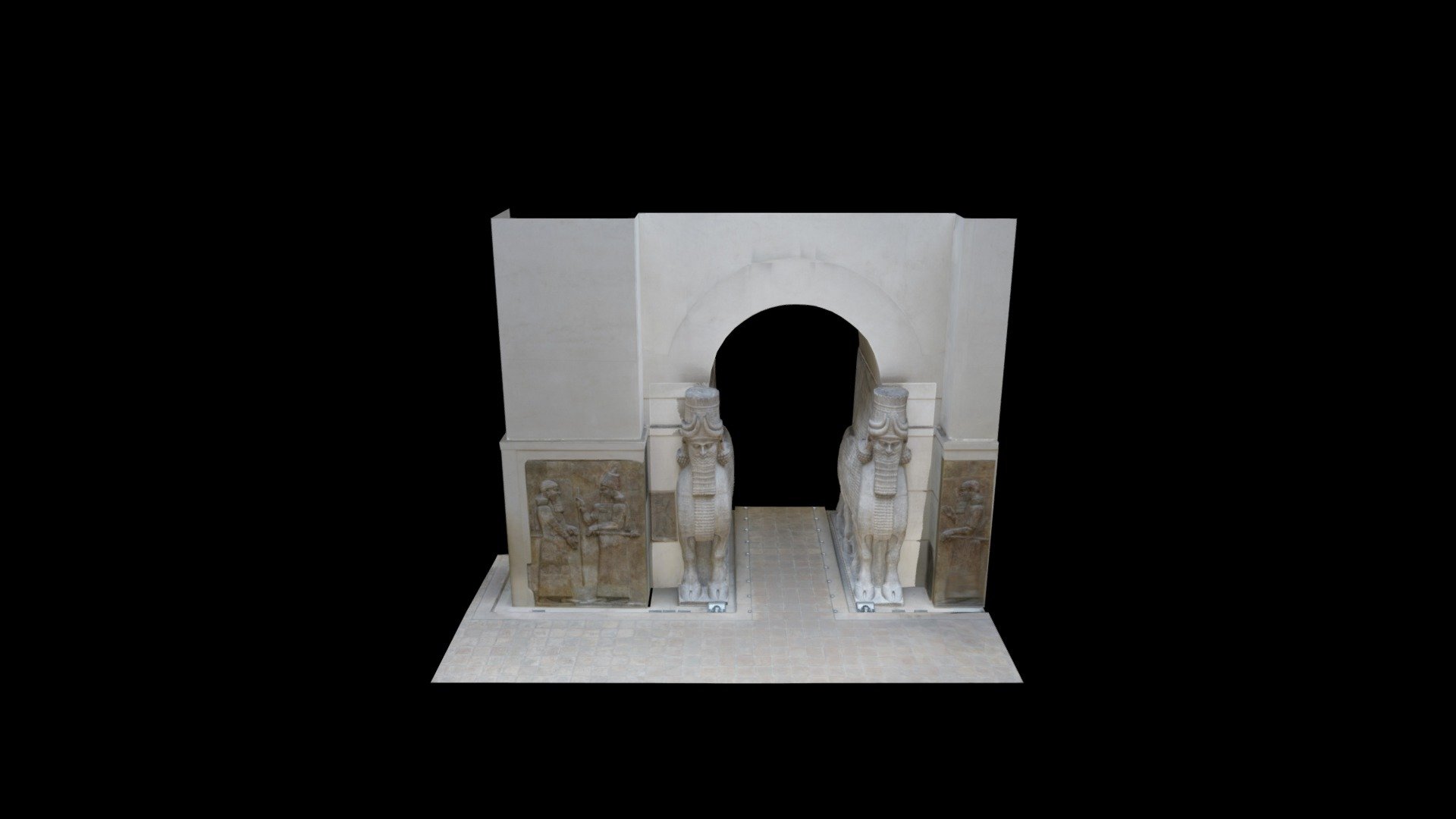 khorsabad - Porte K - Louvre Museum