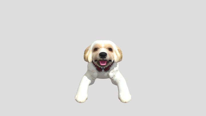 Cute INGSOC Dog 3D Model