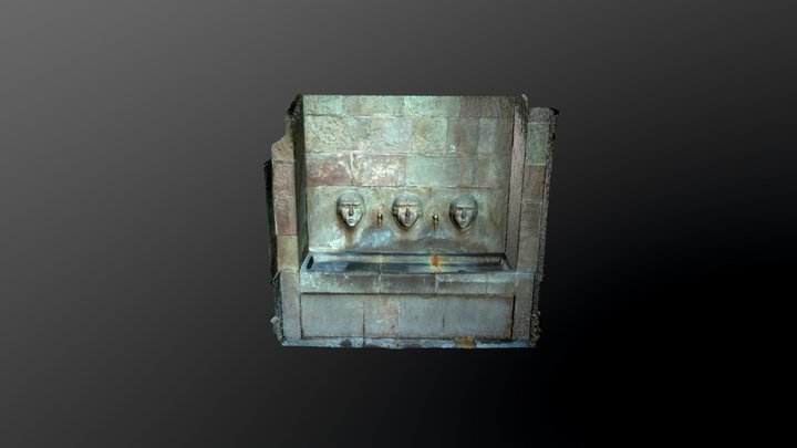 Fountain of San Justo (Barcelona) 3D Model