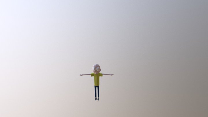 Bald Morty Completed! 3D Model