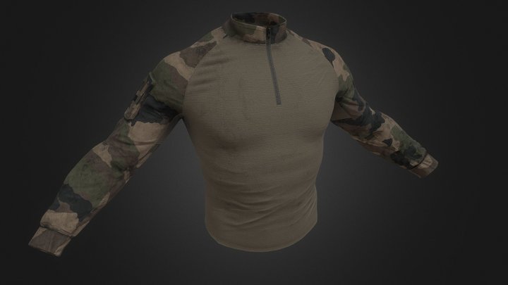 FO4 - Combat Shirt 3D Model