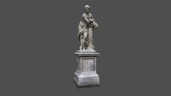 The Water Allegory in Warsaw royal garden 3D Model