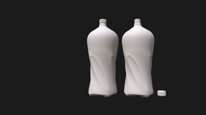 Plastic bottles 3D Model
