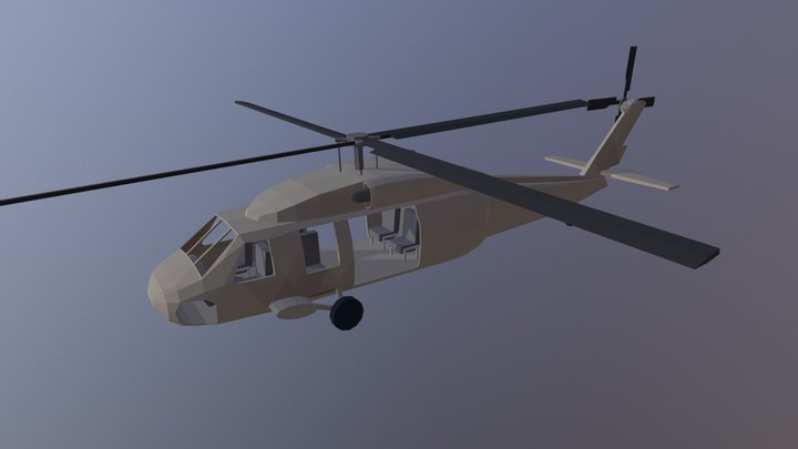 UH-60 Blackhawk 3D Model