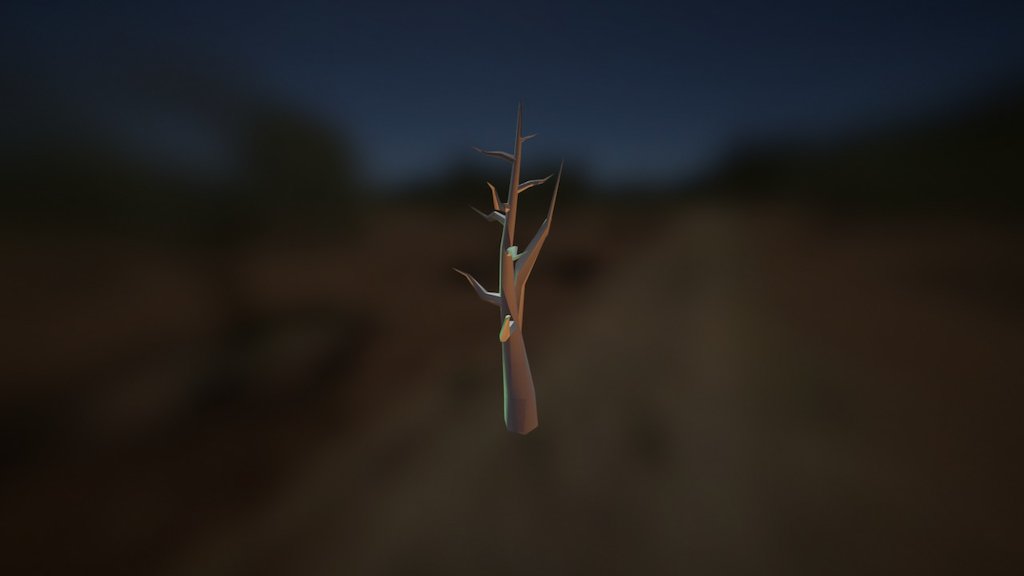 Lowpoly Dead Tree