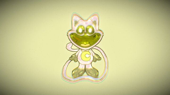 cute_glowing_catnap 3D Model