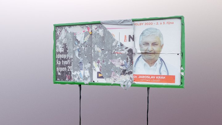 Derelict billboard