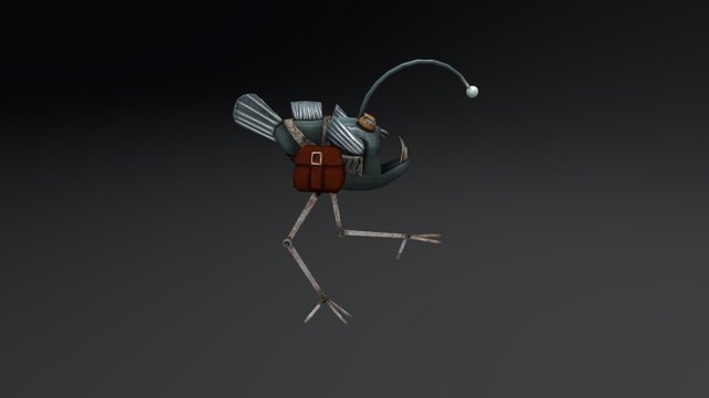 Steampunk Angler 3D Model