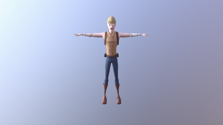 Bob The Explorer 3D Model
