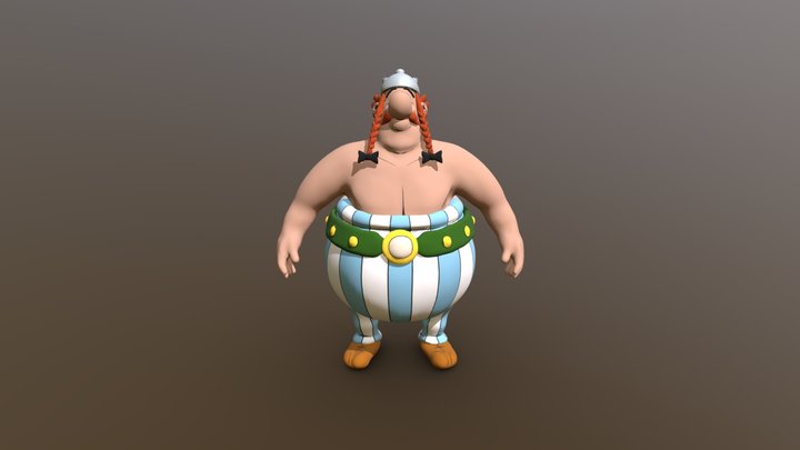 Obélix 3D Model