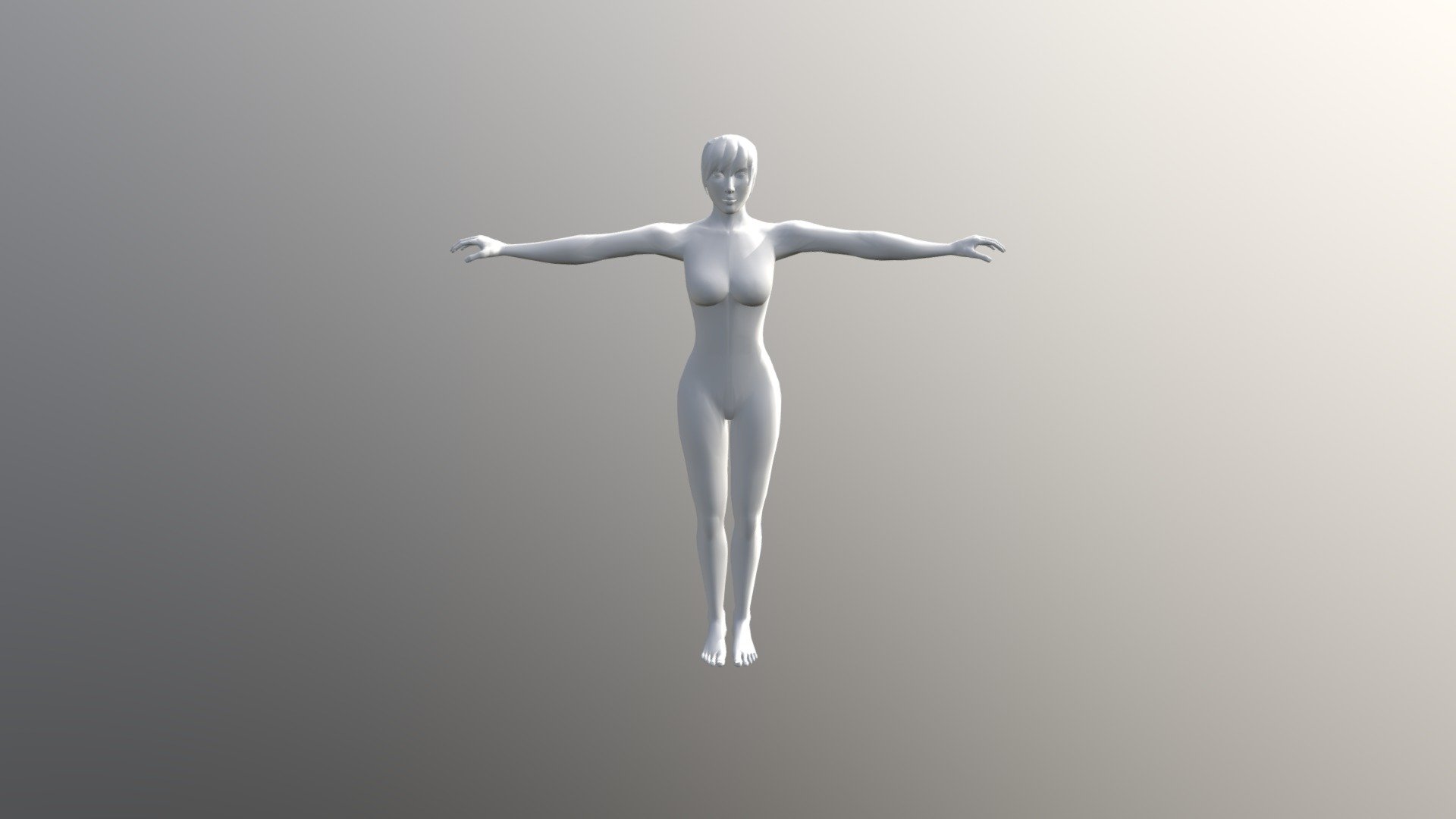 Female Characrter Rigged