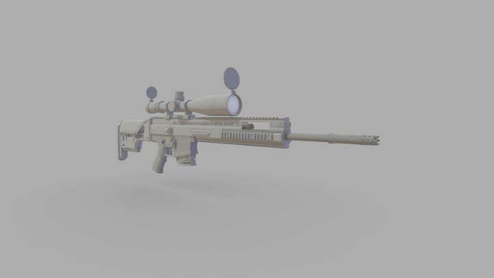 FN MK20 SSR 3D Model