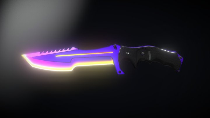 Huntsman - PurpNYellow 3D Model