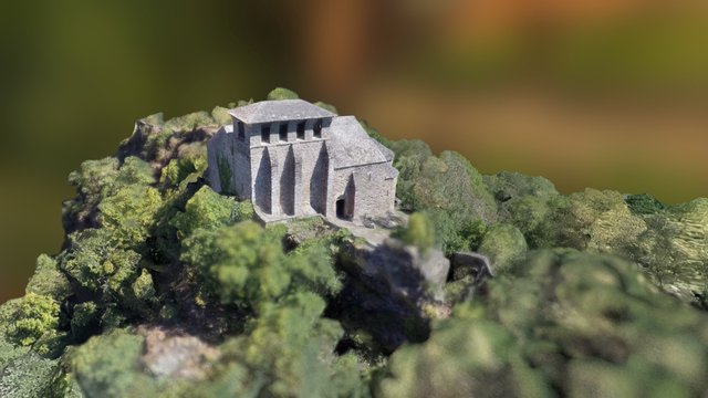 Chapelle des Planques 3D Model