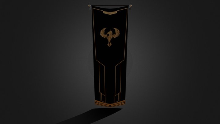 Phoenix Banner 3D Model