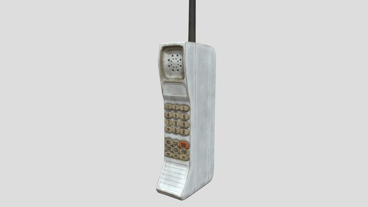 Retro Phone 3D Model