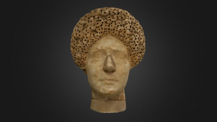 Digital reconstruction of a Roman portrait. 3D Model