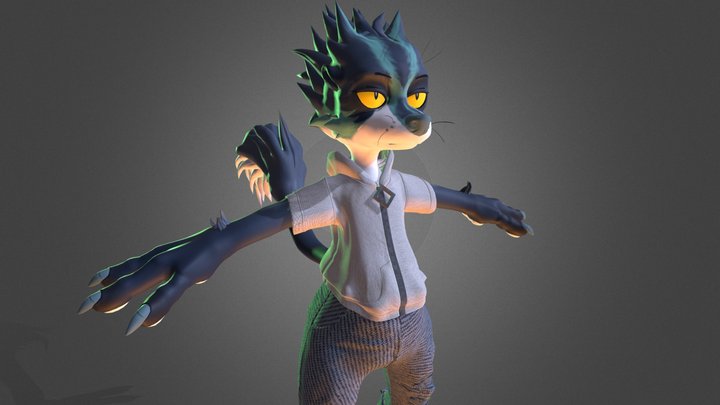 Malcolm with clothes 3D Model