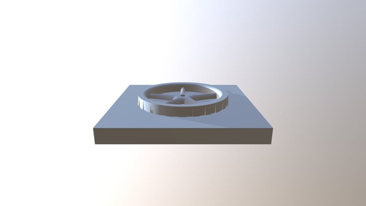 Mold Design for wheel 3D Model