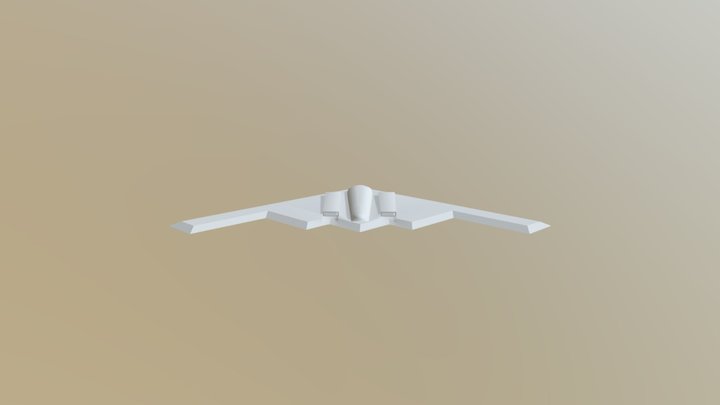 Stealth bomber 3D Model