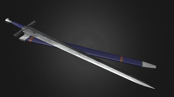 Medieval Short Sword 3D Model