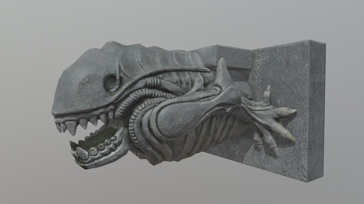 Gargoyle Low 3D Model