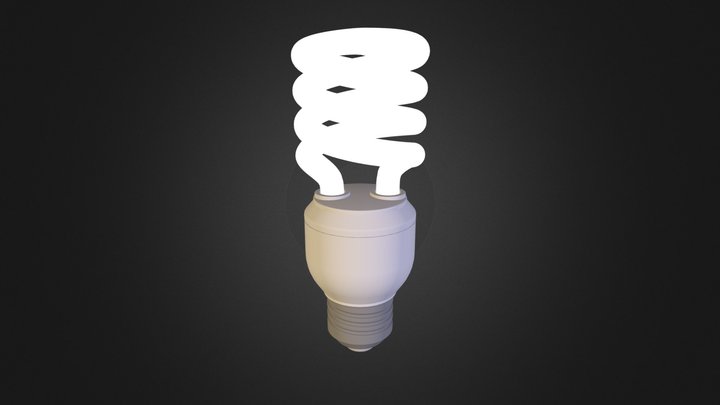 Spiral Bulb 3D Model