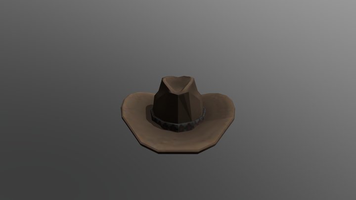 Cowboy Pōtae 3D Model
