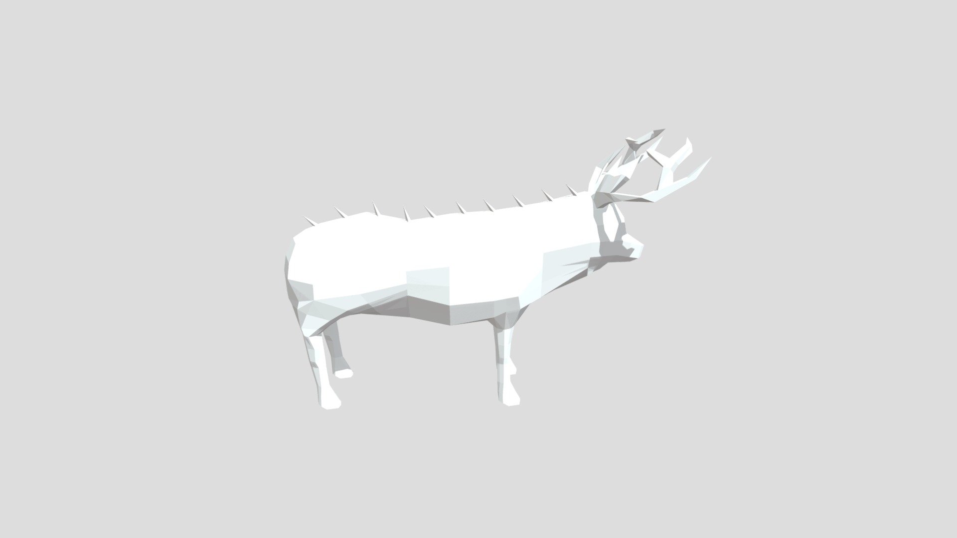 Wolf Deer Enemy (Scrapped Version) - 3D model by the1987redfox [06bf9f7 ...