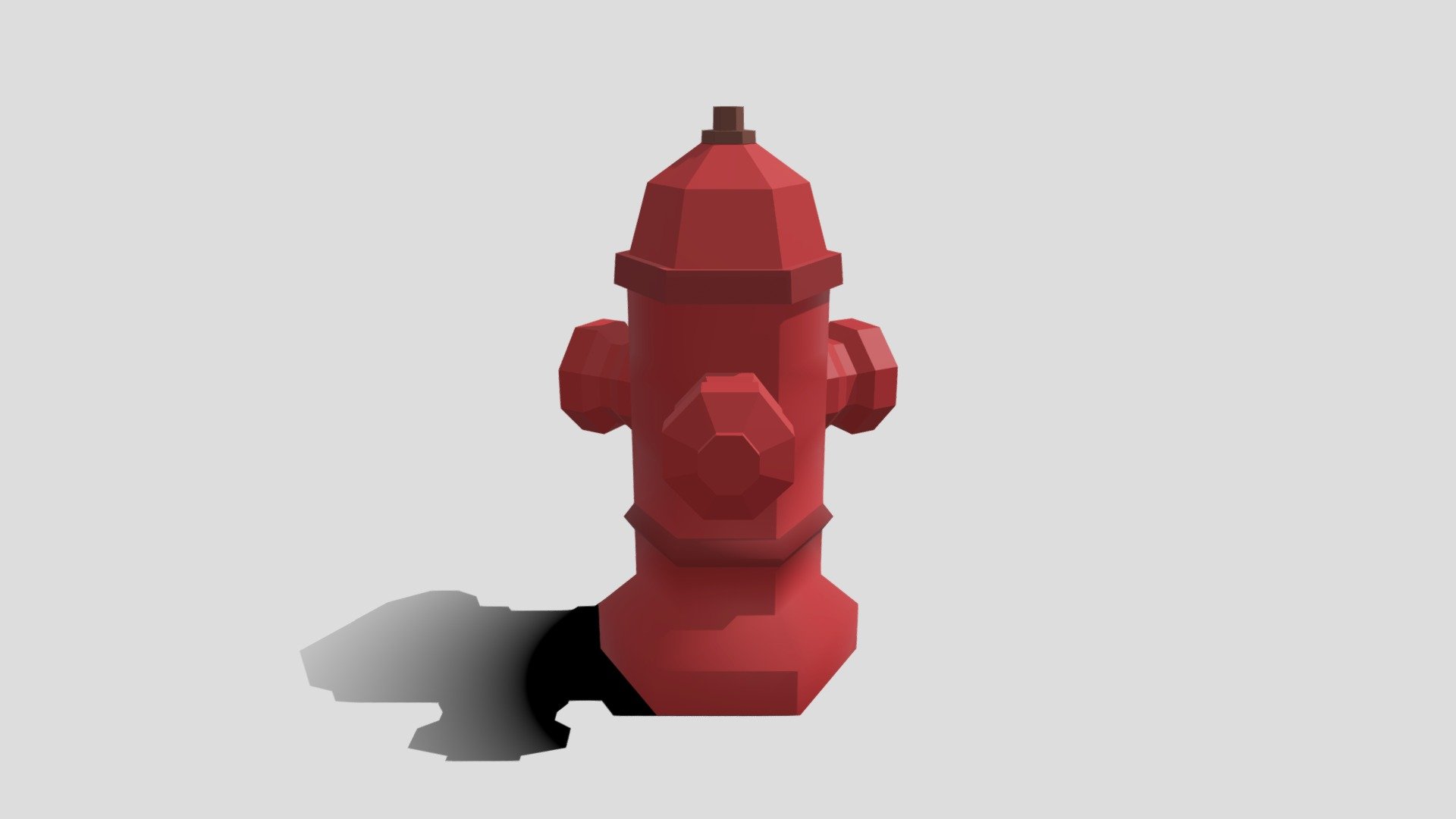 Fire Hydrant low poly