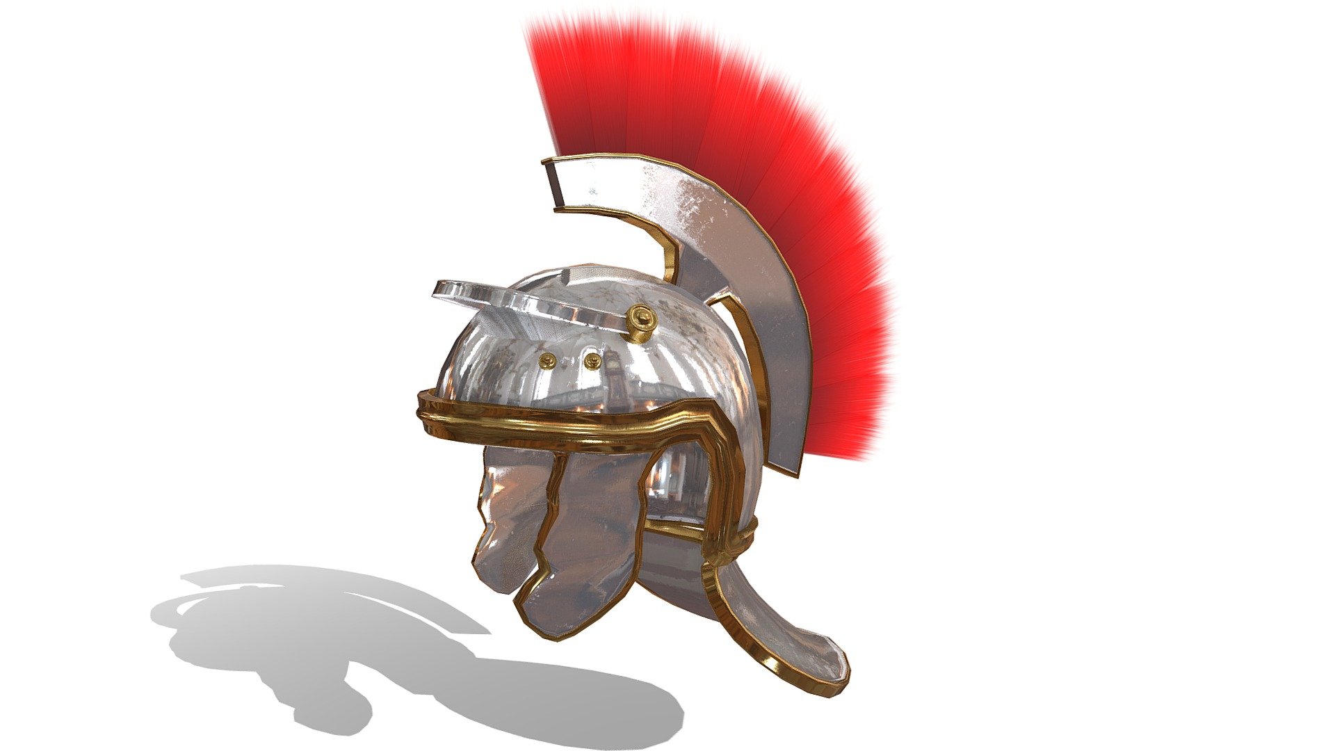 Roman Centurion Helmet / Galea - Buy Royalty Free 3D model by Studio ...