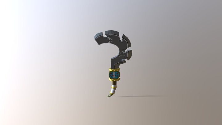 Sion Vincent Game Art Weapon 3D Model