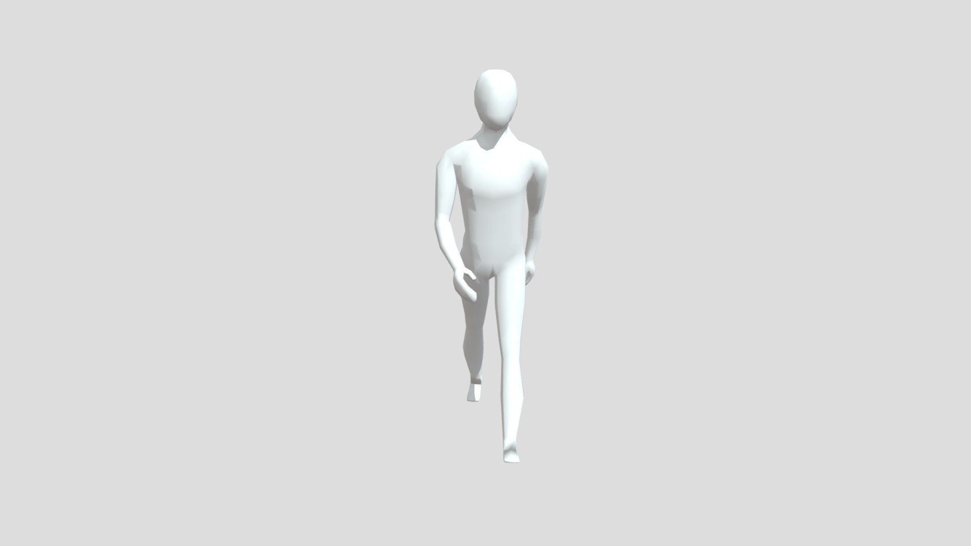 Rigged Player with basic animations