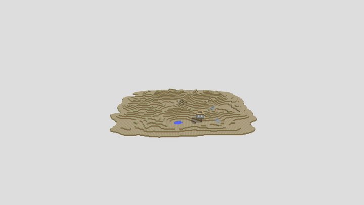 Minecraft WORLD 3D Model
