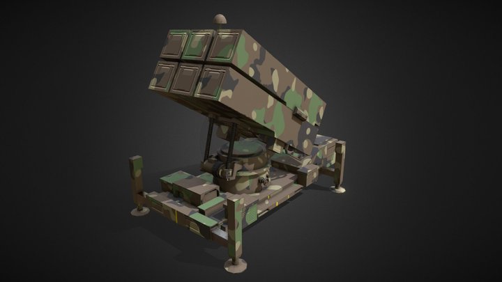 NASAMS - Air Defence System 3D Model