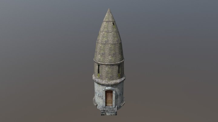 Tower_Medieval_Low poly 3D Model