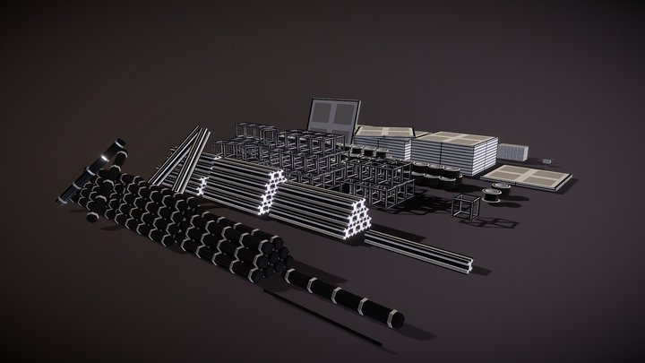 Building Materials - Resource Pack – Free 3D Model STL