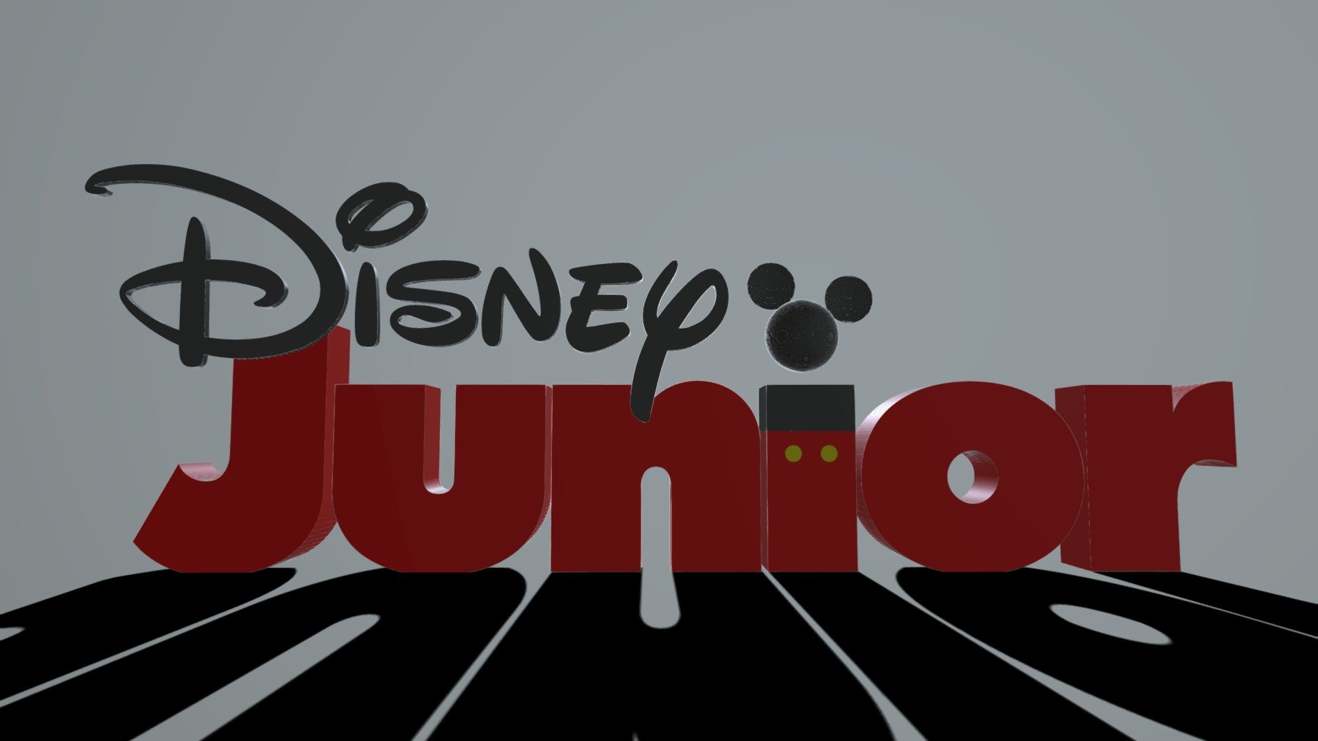 Disney junior logo version 3 Download Free 3D model by THECUPHEADPRO