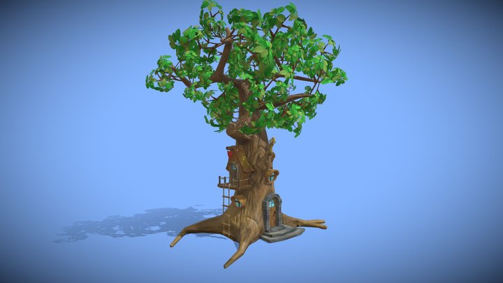 Tree House 3D Model